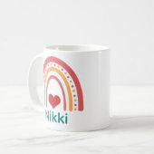 Nikki Boho Rainbow Koffiemok (Voorkant links)