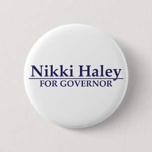 Nikki Haley voor gouverneur Ronde Button 5,7 Cm
