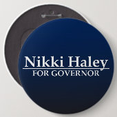 Nikki Haley voor Gouverneur Ronde Button 6,0 Cm (Voorkant /achterkant)