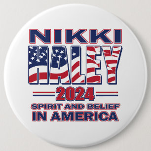Nikki Haley - Voor President Ronde Button 6,0 Cm