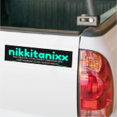 Nikkitanixx Promo Bumpersticker (Op Truck)