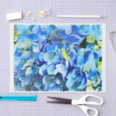Nikko Blue Hydrangea Waterverf Tissuepapier (Craft)