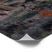 Nikko Futarasan Temple van Tsuchiya Koitsu Poster (Hoek)