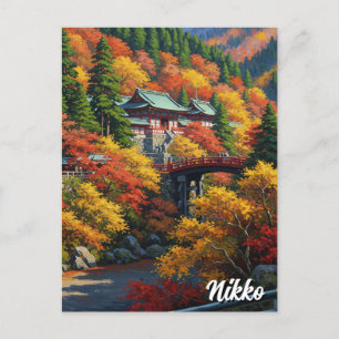 Nikko Japan Reizen Briefkaart