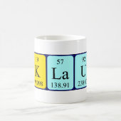 Niklaus nom de table périodique mug (Centre)