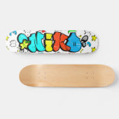 Niko Graffiti aangepast skateboard (Horizontaal)