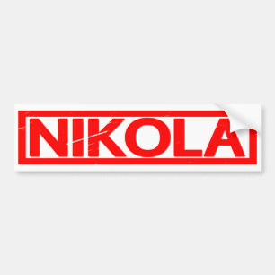 Nikola Stamp Bumpersticker