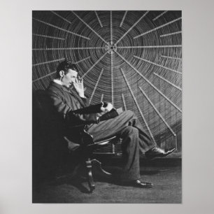 Nikola Tesla (1896) Poster