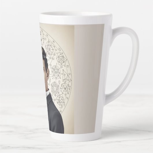 Nikola Tesla - 369 The key to the universe Latte Mok (Rechts)