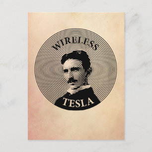 Nikola Tesla Briefkaart