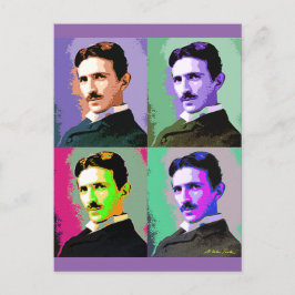 Nikola Tesla Briefkaart