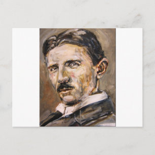 Nikola Tesla Briefkaart