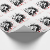 Nikola Tesla Cadeaupapier (Hoek)