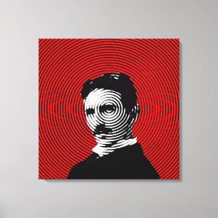 Nikola Tesla Canvas Afdruk