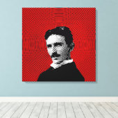 Nikola Tesla Canvas Afdruk (Insitu (Houten vloer))
