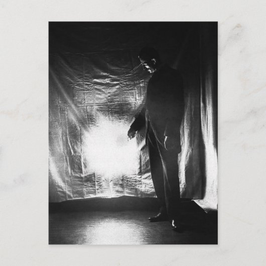 Nikola Tesla circa 1890 Briefkaart (Voorkant)