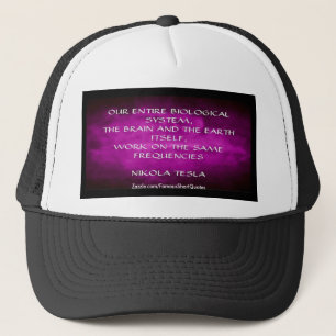 Nikola Tesla citaat - Dezelfde frequenties Trucker Pet