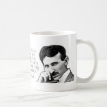 Nikola Tesla citoted Wisdom Coffee Mugs