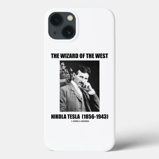 Nikola Tesla De Tovenaar van het Westen Case-Mate iPhone Case (Achterkant)