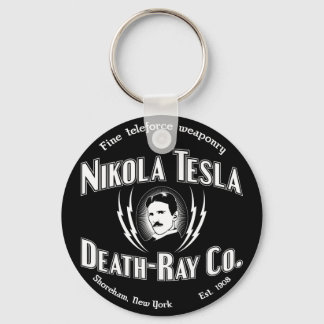 Nikola Tesla Death-Ray Co. Sleutelhanger