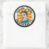 Nikola Tesla Death Ray Co. Stickers (Sac)