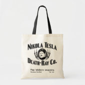 Nikola Tesla Death-Ray Co. Tote Bag (Voorkant)