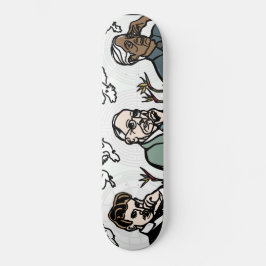 Nikola Tesla, Edgar Cayce en Jiddu Krishnamurti Skateboard