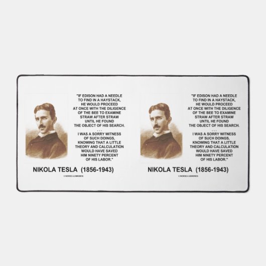 Nikola Tesla Edison Needle Haystack Theote (Recto)