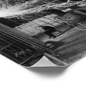 Nikola Tesla - elektriciteitsbouten Poster (Hoek)