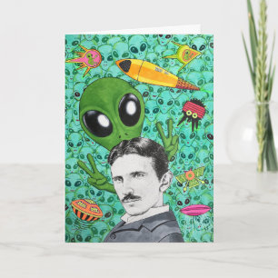 Nikola Tesla en de Aliens Kaart