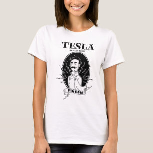 Nikola Tesla en zijn duif T-shirt