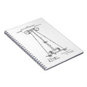 Nikola Tesla Energy Transmission Pantent US119732 Notitieboek (Rechterzijde)