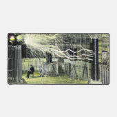 Nikola Tesla Est Assis À Côté De Sa Haute Tension (Recto)