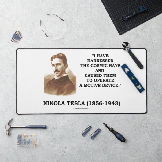 Nikola Tesla Harnais Rayons Cosmiques Motif (Poste de travail)