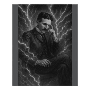 Nikola Tesla – Het elektrische verstand Poster Perfect Poster