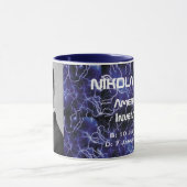 Nikola Tesla Inventor Coffee Mok (Midden)
