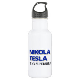 Nikola Tesla is mijn superheld Waterfles