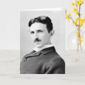 Nikola Tesla Kaart (Gele Bloem)