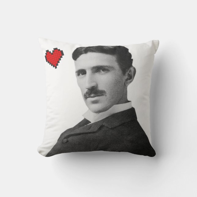 Nikola Tesla Kussen (Voorkant)