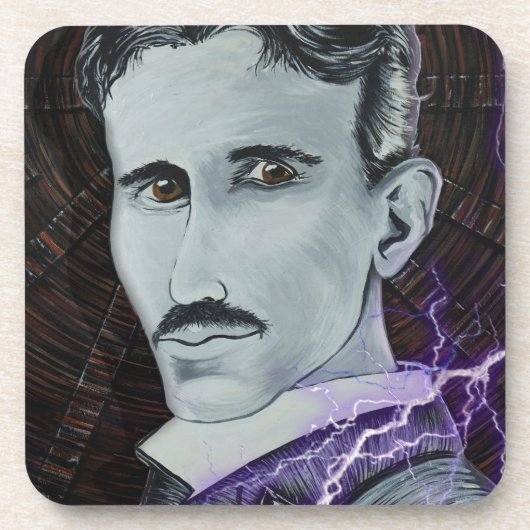 Nikola Tesla Onderzetter (Voorkant)