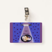 Nikola Tesla over de Genius-uitvinder Badge (Voorkant met clip)