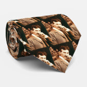 Nikola Tesla - patroon - Stropdas (Opgerold)