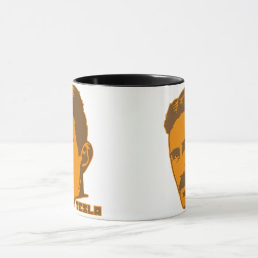 Nikola Tesla Portrait Mok (Midden)