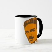 Nikola Tesla Portrait Mok (Voorkant rechts)