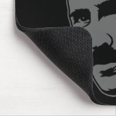 Nikola Tesla Portrait Mousepad Muismat (Hoek)