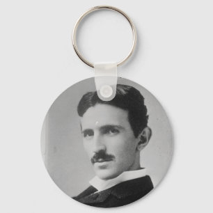 Nikola Tesla Portrait Sleutelhanger