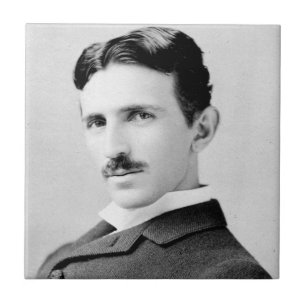 Nikola Tesla Portrait Tegeltje
