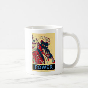 Nikola Tesla Power (Obama-achtig Poster) Koffiemok