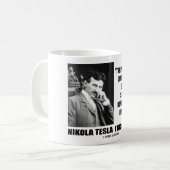 Nikola Tesla progressieve ontwikkeling van het cit Koffiemok (Voorkant links)