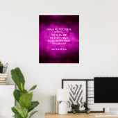 NIKOLA TESLA QUOTE - DEZELFDE FREQUENTIES - POSTER (Thuiskantoor)